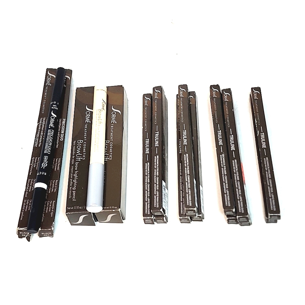 LOT 16pcs Sormē Eyeliner, Highlighting Pencil, Liquid Eyeliner- Corrector Pen